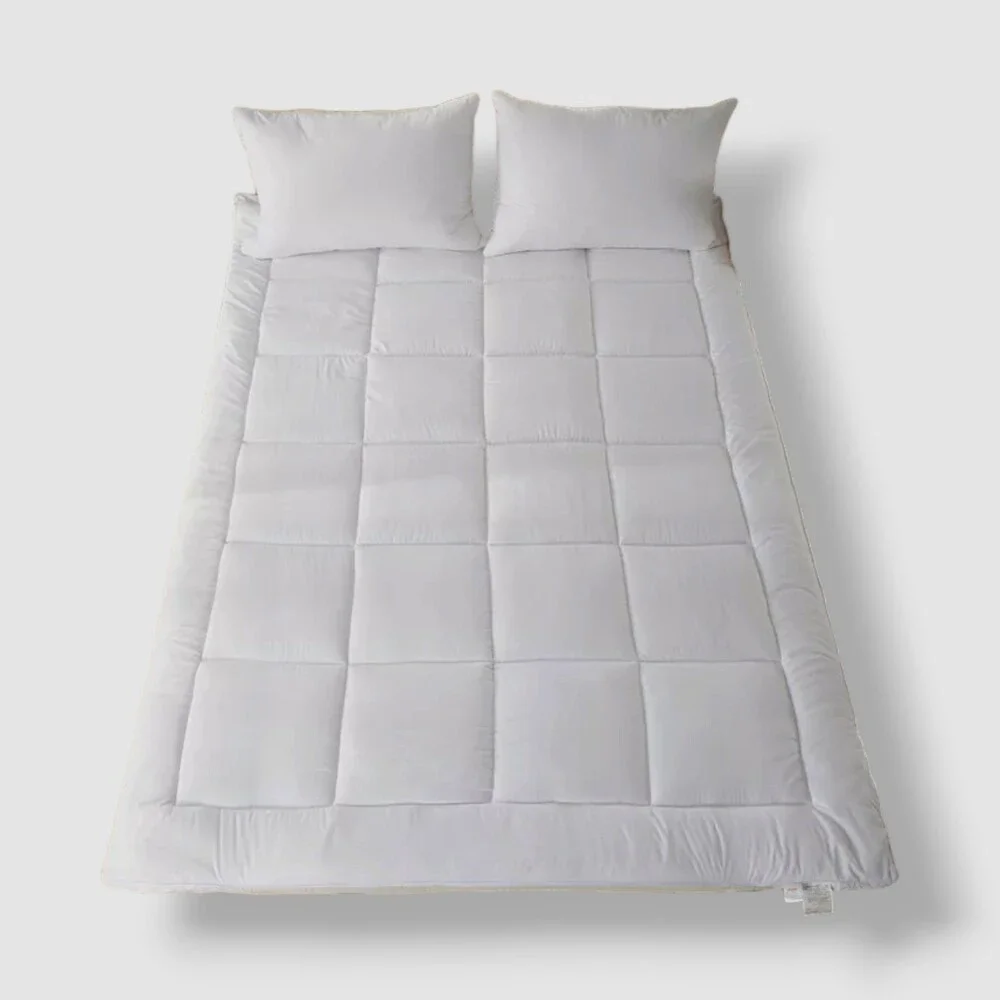 Cheer Collection White Ultra Plush Down Alternative Mattress Topper, Twin